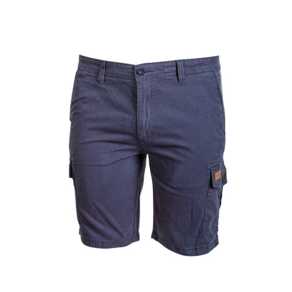 Navy blue cargo shorts