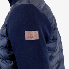 Blouson Bi-Matière Bleu Marine A722BL10-BL9-S - Blacks Legend