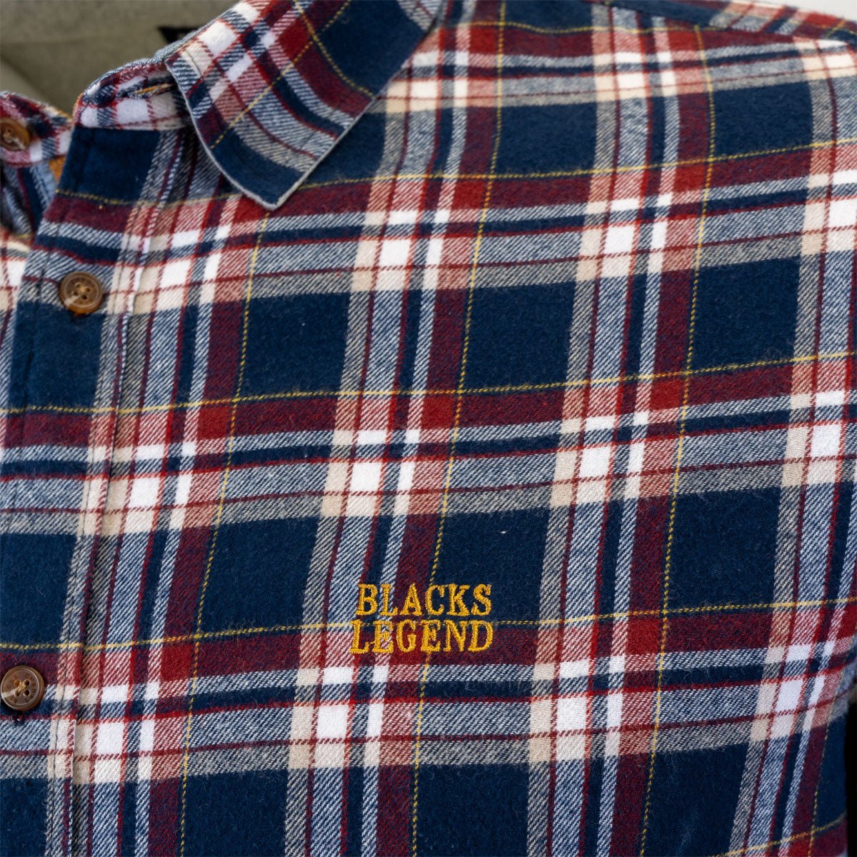 Chemise à carreaux - Flanelle A722CL48-BL9-M - Blacks Legend