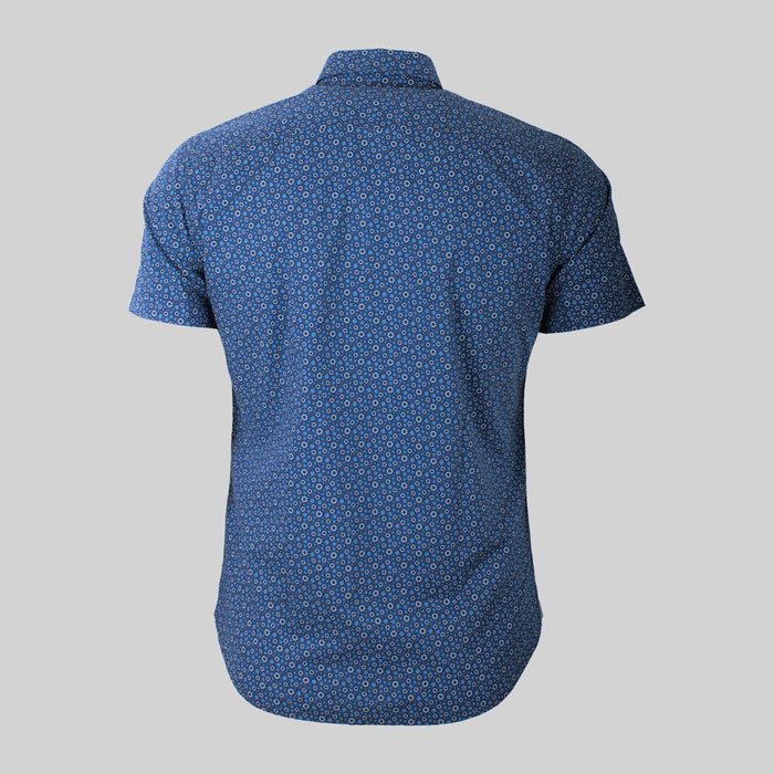 chemise manches courtes bleu A223CC72-BL8-S#49813 - Blacks Legend
