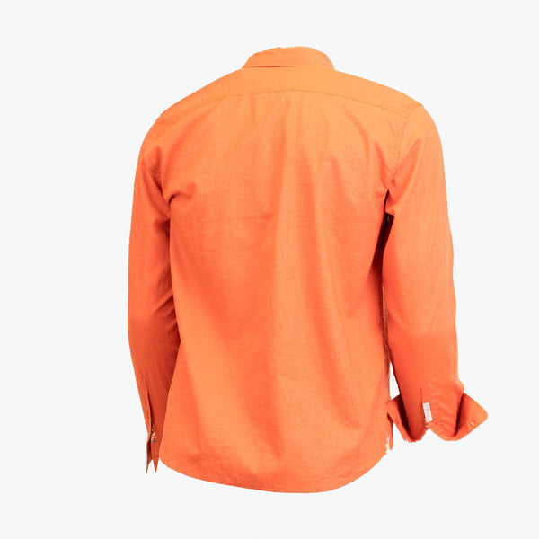 Chemise femme blanche/orange petite RJ Classics manches Chemise femme blanche/orange petite RJ Classics manches