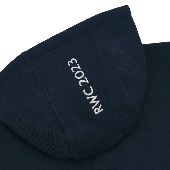 Macron sweat-shirt à capuche zip RWC23SW01-BL9-S - Blacks Legend
