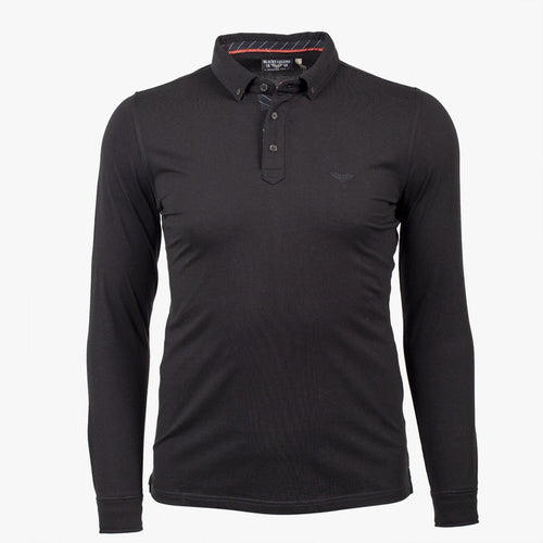 Polo Manches Longues Premium Noir A612PL19-NO9-S - Blacks Legend