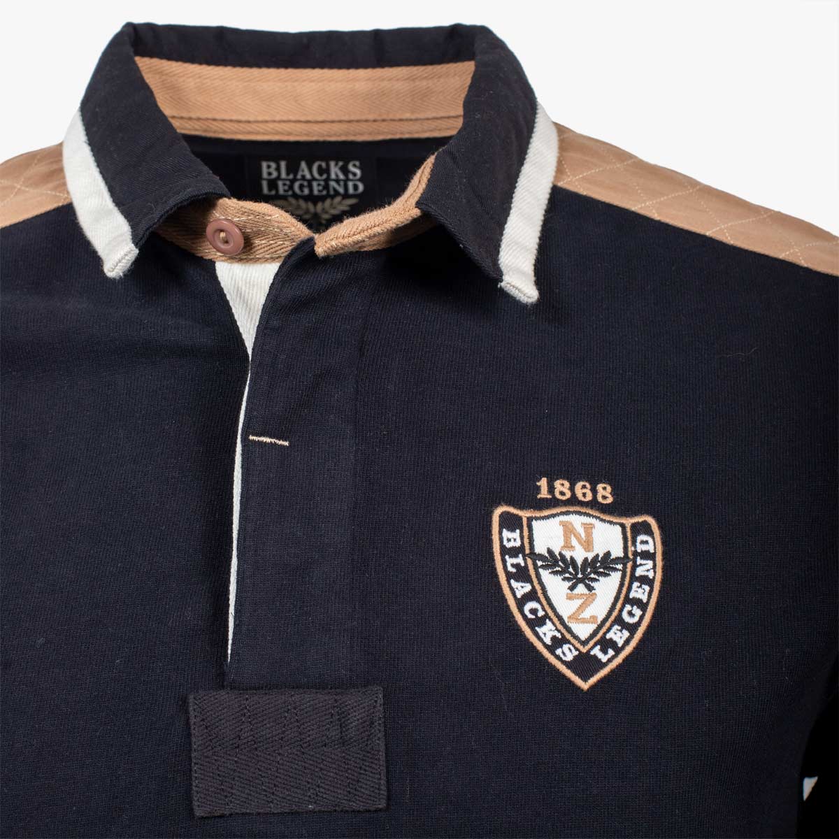 Polo Manches Longues - Rugby Spirit A612PL14-NO9-M - Blacks Legend