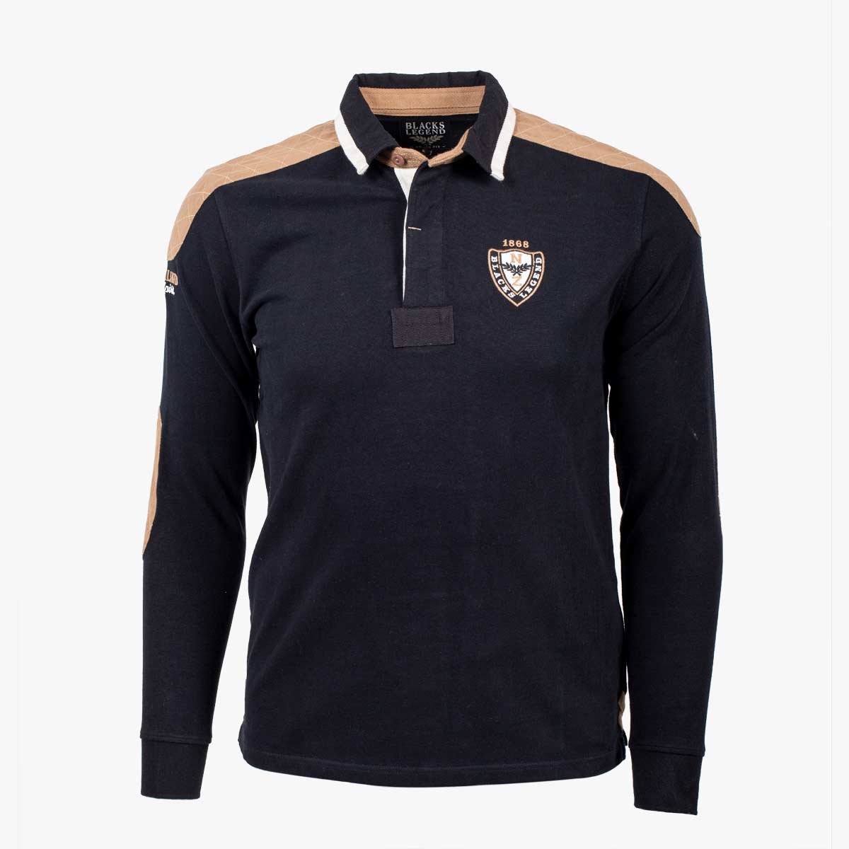 Polo Manches Longues - Rugby Spirit A612PL14-NO9-M - Blacks Legend