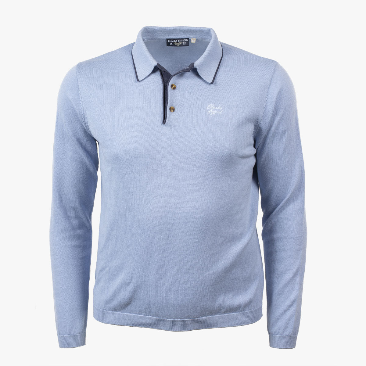 Pull col polo - Bleu A122KN02-BL2-S - Blacks Legend