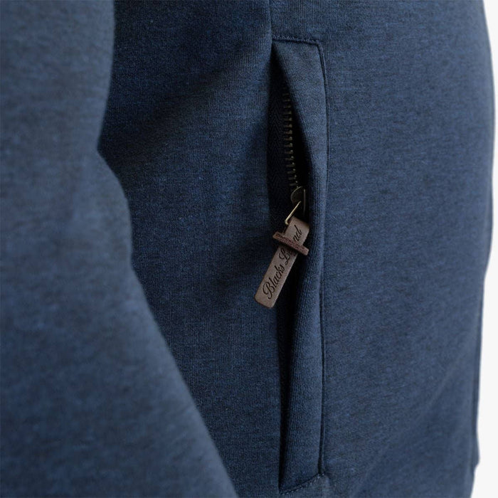 Sweat à capuche zippé bleu marine Blacks Legend (Zoom poche latérale)