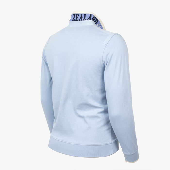 Sweatshirt Col Polo - Bleu Ciel A021SW03-BL2-S - Blacks Legend
