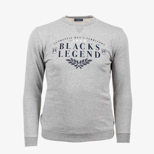 Sweatshirt Col Rond A612SW04-GR6-S - Blacks Legend