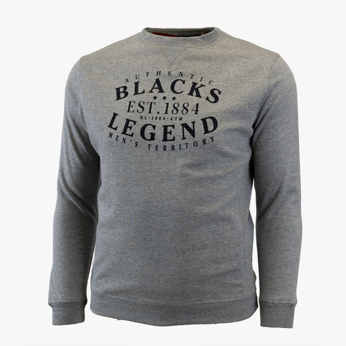 Sweatshirt Col Rond Gris A722SW10-GR6-M - Blacks Legend