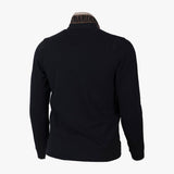 Sweatshirt noir à zip Barbarians - Blacks Legend (Vue de dos)