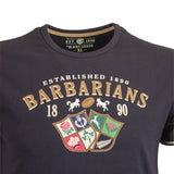 T-shirt Barbarians noir col rond (Zoom impression)
