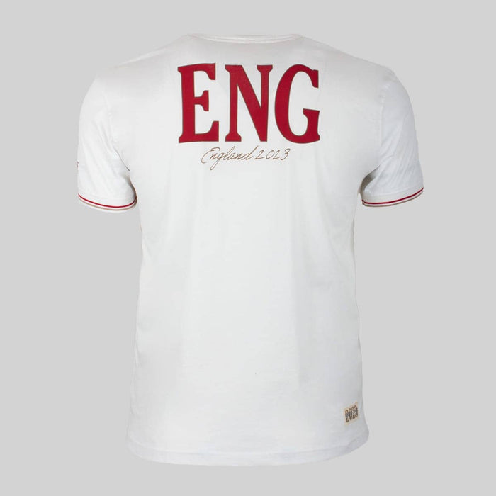 T-shirt blanc Barbarians ANGLETERRE - Blacks Legend (Vue de dos)