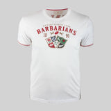T-shirt blanc Barbarians - Blacks Legend