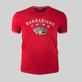 T-shirt rouge Barbarians PAYS DE GALLES - Blacks Legend