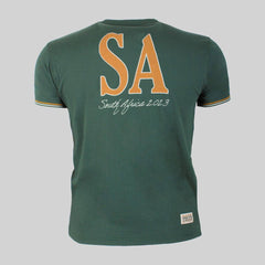 T-shirt vert Barbarians AFRIQUE DU SUD - Blacks Legend (Vue de dos)