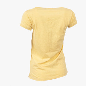 tee-shirt femme jaune A122TCW12-JA1-36#42753 - Blacks Legend